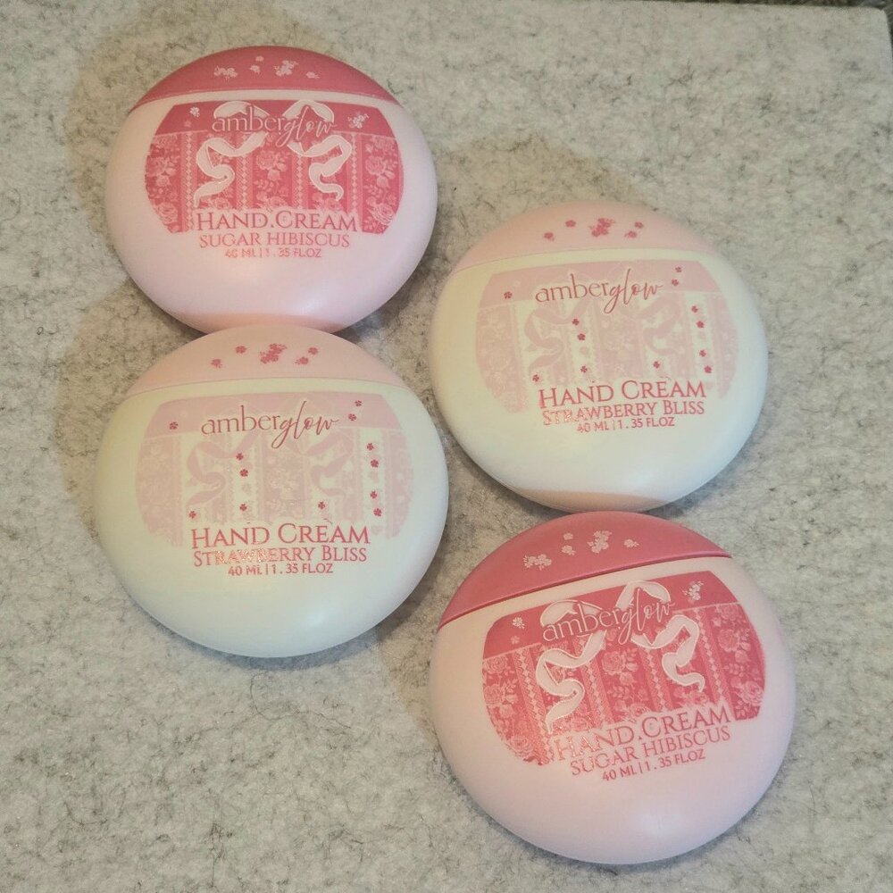 Amber Glow Moisturizing Hand Cream Set-4pcs